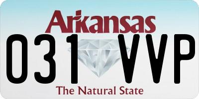 AR license plate 031VVP