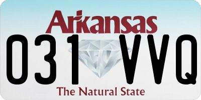 AR license plate 031VVQ
