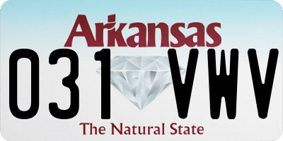 AR license plate 031VWV