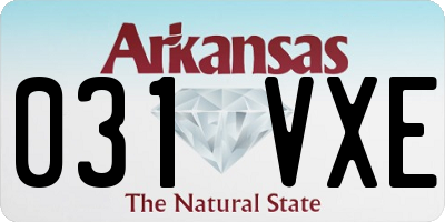 AR license plate 031VXE