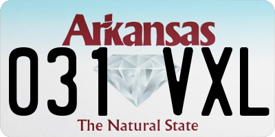 AR license plate 031VXL