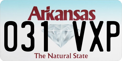 AR license plate 031VXP
