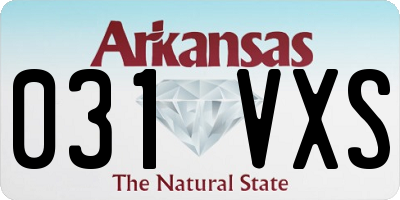 AR license plate 031VXS