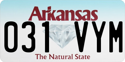 AR license plate 031VYM