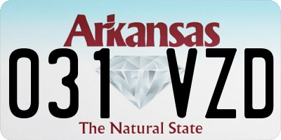 AR license plate 031VZD