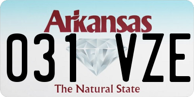 AR license plate 031VZE