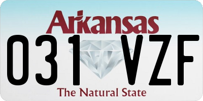AR license plate 031VZF