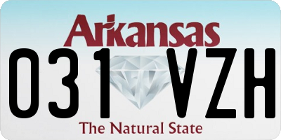 AR license plate 031VZH