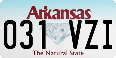 AR license plate 031VZI