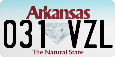 AR license plate 031VZL