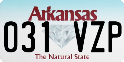 AR license plate 031VZP