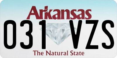 AR license plate 031VZS