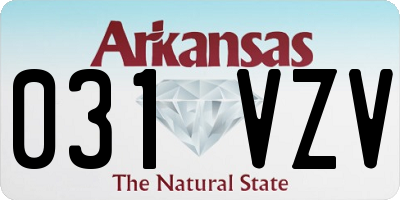 AR license plate 031VZV