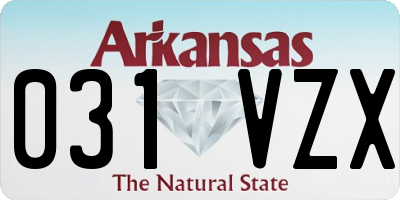 AR license plate 031VZX