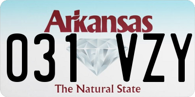 AR license plate 031VZY