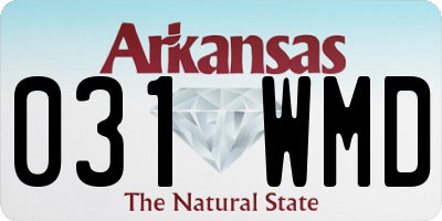AR license plate 031WMD