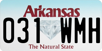 AR license plate 031WMH