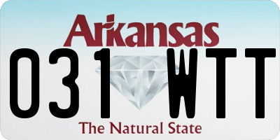 AR license plate 031WTT