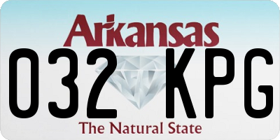 AR license plate 032KPG