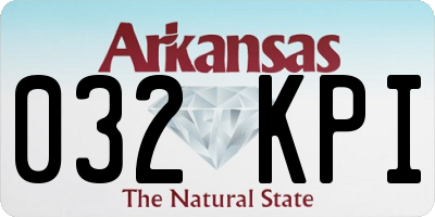 AR license plate 032KPI