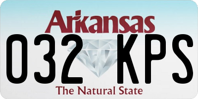 AR license plate 032KPS