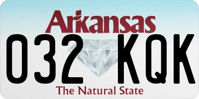 AR license plate 032KQK