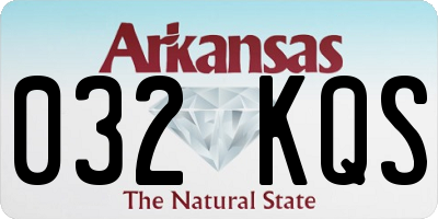 AR license plate 032KQS