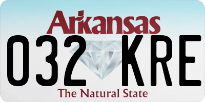 AR license plate 032KRE