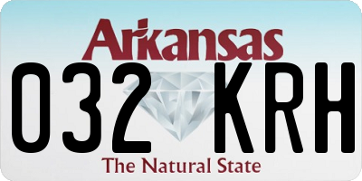AR license plate 032KRH