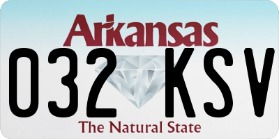 AR license plate 032KSV