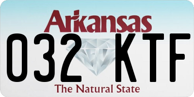 AR license plate 032KTF