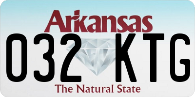 AR license plate 032KTG