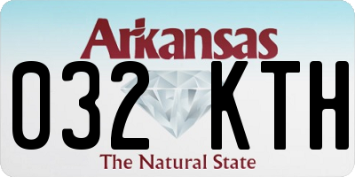 AR license plate 032KTH