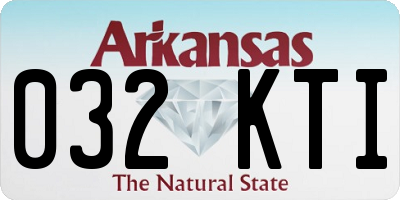 AR license plate 032KTI