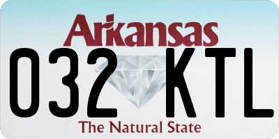 AR license plate 032KTL