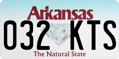AR license plate 032KTS