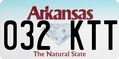 AR license plate 032KTT
