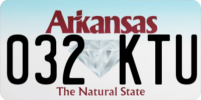 AR license plate 032KTU