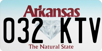 AR license plate 032KTV