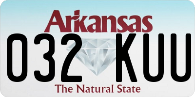 AR license plate 032KUU