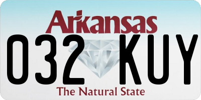 AR license plate 032KUY