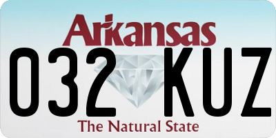 AR license plate 032KUZ