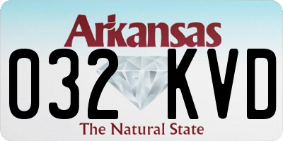 AR license plate 032KVD