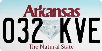 AR license plate 032KVE