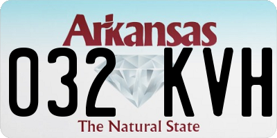 AR license plate 032KVH