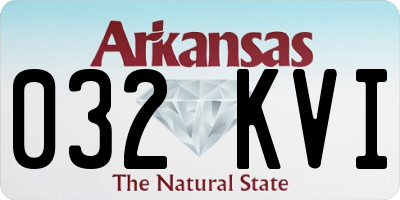 AR license plate 032KVI
