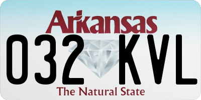 AR license plate 032KVL