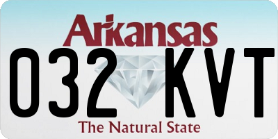AR license plate 032KVT