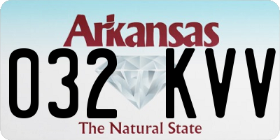 AR license plate 032KVV