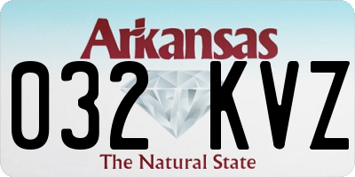 AR license plate 032KVZ